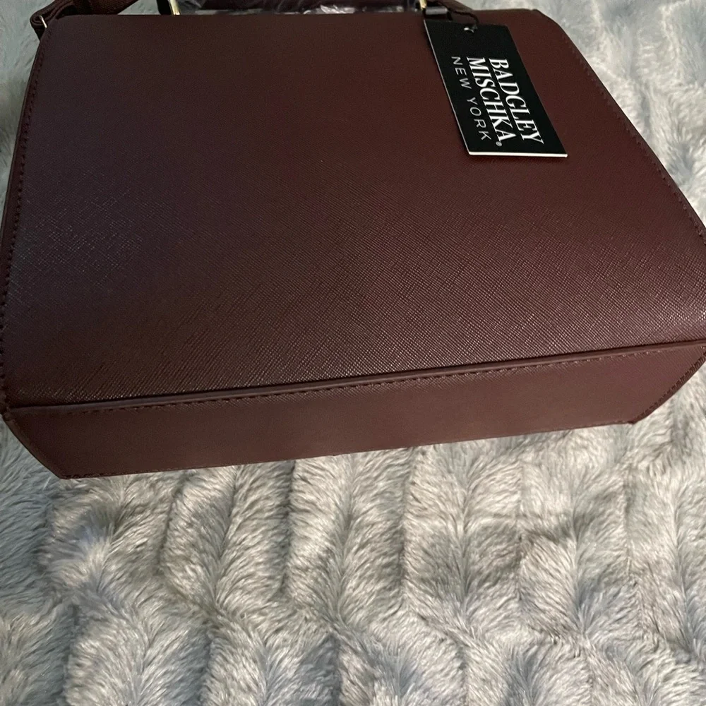 Badgley Mischka Rich Brown Bag crossbody bag shoulder bag - Picture 11 of 15